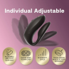 WE VIBE CHORUS PRO VIBRADOR PREMIUM PARA PAREJAS NEGRO SATINADO
