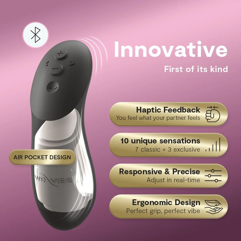 WE VIBE CHORUS PRO VIBRADOR PREMIUM PARA PAREJAS NEGRO SATINADO