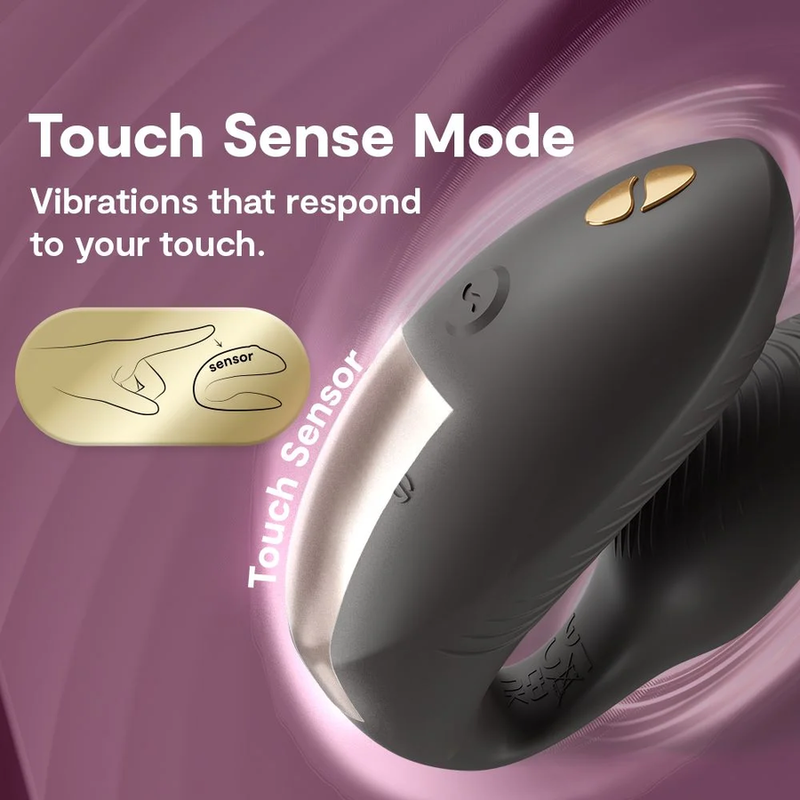 WE VIBE CHORUS PRO VIBRADOR PREMIUM PARA PAREJAS NEGRO SATINADO
