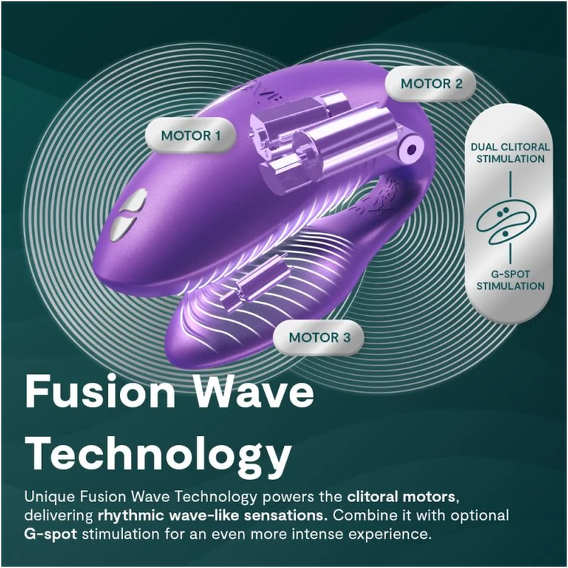 WE VIBE CHORUS PRO VIBRADOR PREMIUM PARA PAREJAS PuRPURA CoSMICO