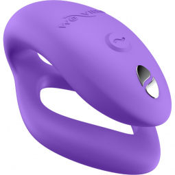 WE VIBE SYNC O VIBRADOR PARA PAREJAS CON ESTIMULACIoN ENVOLVENTE PuRPURA CLARO