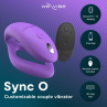 WE VIBE SYNC O VIBRADOR PARA PAREJAS CON ESTIMULACIoN ENVOLVENTE PuRPURA CLARO