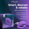 WE VIBE SYNC O VIBRADOR PARA PAREJAS CON ESTIMULACIoN ENVOLVENTE PuRPURA CLARO