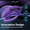 WE VIBE SYNC O VIBRADOR PARA PAREJAS CON ESTIMULACIoN ENVOLVENTE PuRPURA CLARO