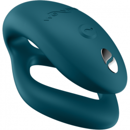 WE VIBE SYNC 2 VIBRADOR AJUSTABLE PARA PAREJAS VERDE TERCIOPELO
