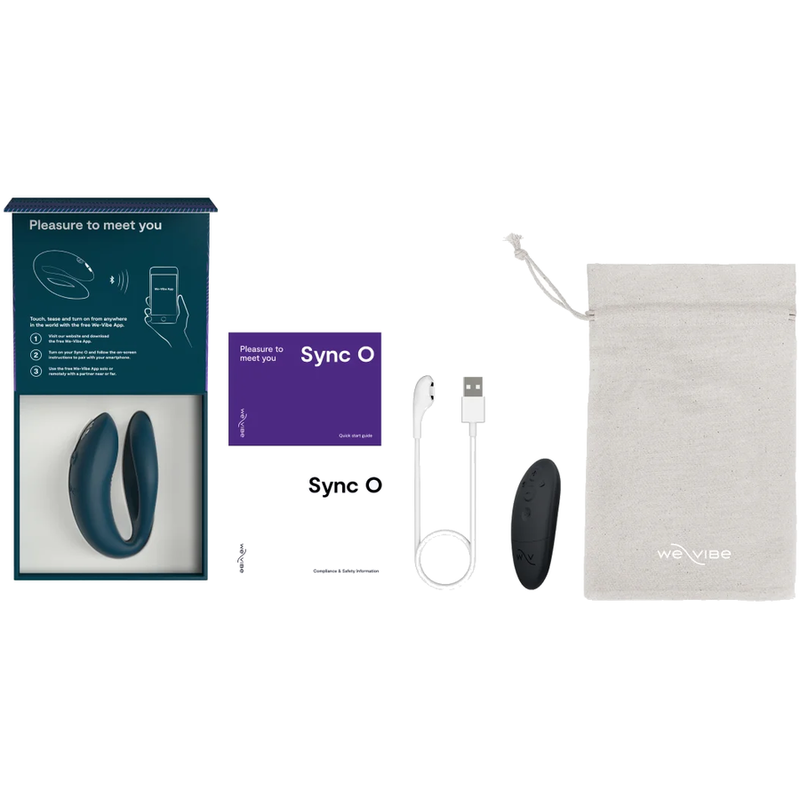 WE VIBE SYNC 2 VIBRADOR AJUSTABLE PARA PAREJAS VERDE TERCIOPELO