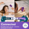 WE VIBE SYNC 2 VIBRADOR AJUSTABLE PARA PAREJAS VERDE TERCIOPELO