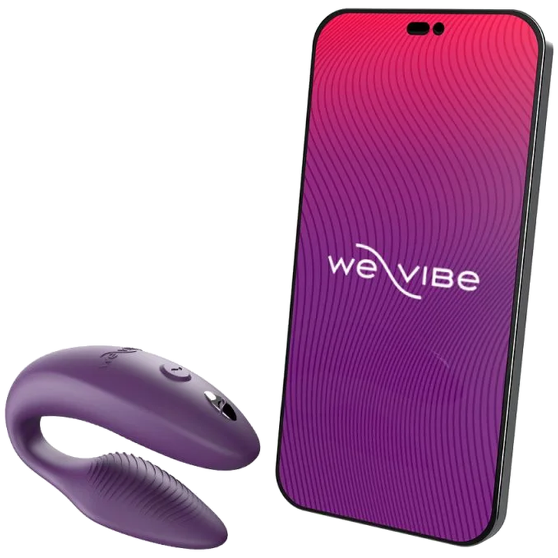 WE VIBE SYNC 2 VIBRADOR AJUSTABLE PARA PAREJAS PuRPURA