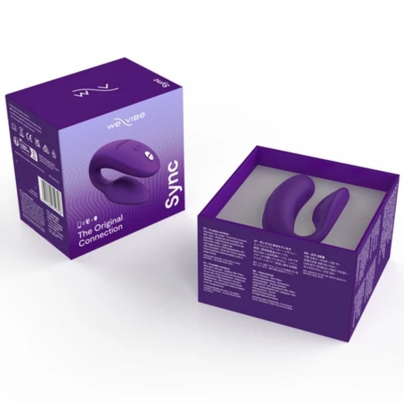 WE VIBE SYNC 2 VIBRADOR AJUSTABLE PARA PAREJAS PuRPURA
