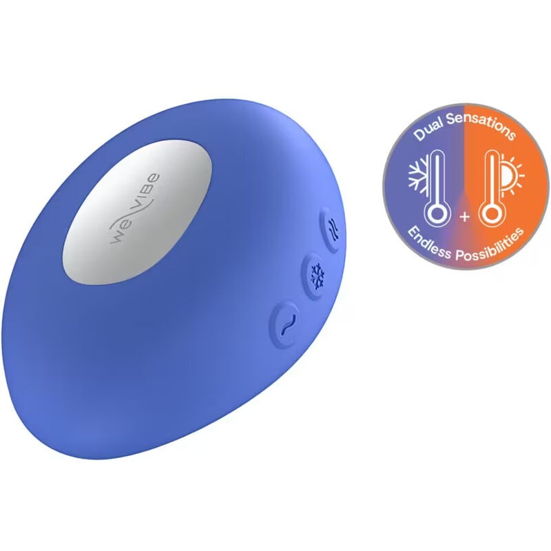 WE VIBE TEMP VIBRADOR CON FUNCIoN DE CALOR Y FRiO AZUL LAVANDA