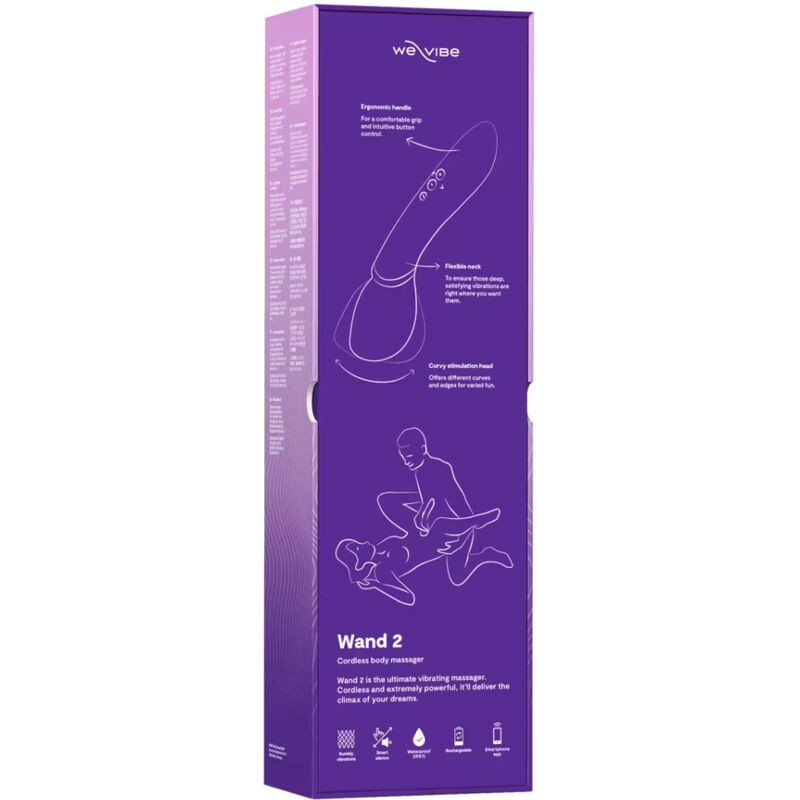 WE VIBE WAND 2 MASAJEADOR CORPORAL RECARGABLE PuRPURA