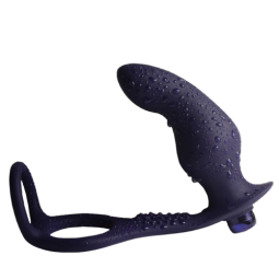 ROCKS OFF NOVA ZENTURIAN PLUG PROSTaTICO VIBRADOR CON ANILLOS 16 MODOS AZUL OSCURO