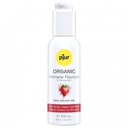 PJUR ORGANIC INTIMATE FLAVOURS GEL iNTIMO ORAL SABOR FRESA 100 ML