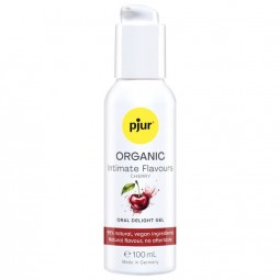 PJUR ORGANIC INTIMATE FLAVOURS GEL iNTIMO ORAL SABOR CEREZA 100 ML