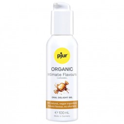 PJUR ORGANIC INTIMATE FLAVOURS GEL iNTIMO ORAL SABOR CARAMELO 100 ML