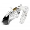 HIDDEN DESIRE EXTREME PENIS GEAR JAULA DE CASTIDAD CON ELECTROESTIMULACIoN Y CONTROL REMOTO TRANSPARENTE