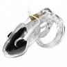 HIDDEN DESIRE EXTREME PENIS GEAR JAULA DE CASTIDAD CON ELECTROESTIMULACIoN Y CONTROL REMOTO TRANSPARENTE