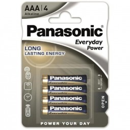 PANASONIC EVERYDAY POWER PILA ALCALINA AAA LR03 BLISTER4